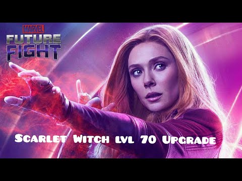 Upgrading Scarlet Witch to Level 70 - Marvel Future Fight