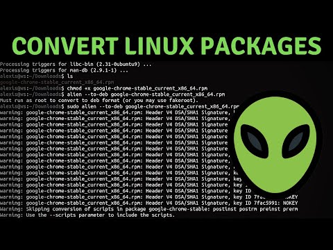 How To Convert Linux Packages With Alien