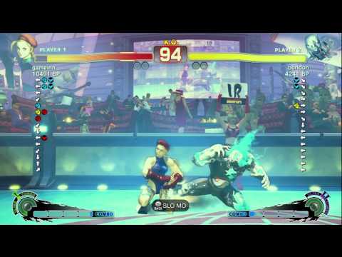 Daigo [Cammy] vs bondon [Seth] SSF4 Japanese Online Ranked Matches - TRUE-HD
