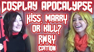 LADIES LOVE IT: RWBY Cosplayers Ruby Rose &amp; Yang Play Kiss, Marry, Kill | Animethon 2016