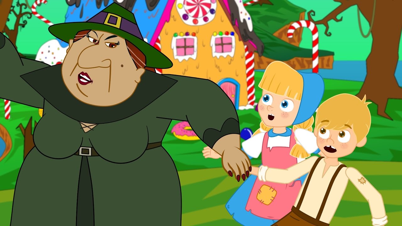 Hansel e Gretel - Historia completa - Desenho animado infantil com Os Amiguinhos