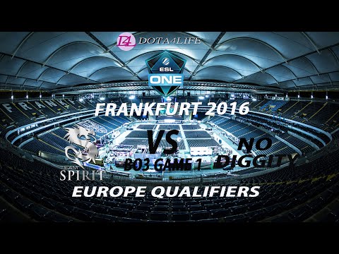 Dota2 ESL one Frankfurt 2016(Europe qualifiers): Team Spirit vs No Diggity game 1 Highlights