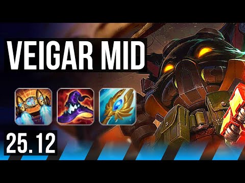 VEIGAR vs MALZAHAR (MID) | 10/1/17, Legendary | EUW Master | 25.12