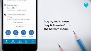 The Barclays app | How to make a transfer