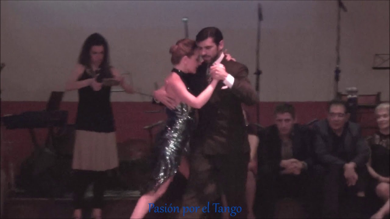 MAGDALENA GUTIERREZ y GERMAN BALLEJO Bailando el Vals CASTIGO en la Milonga MARABU