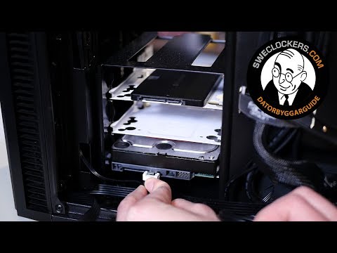 Datorbyggarguide - Installera hårddisk och SSD-enhet