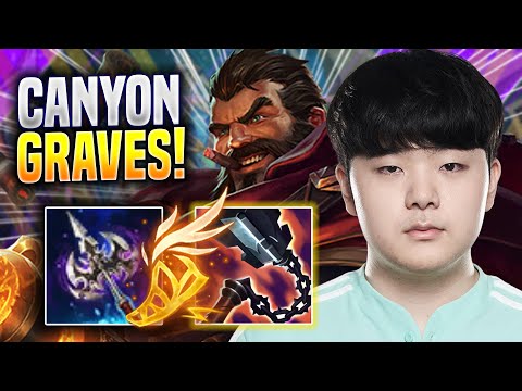 CANYON CHILLING WITH GRAVES! - DK Canyon Plays Graves JUNGLE vs Sejuani! | Preseason 2023