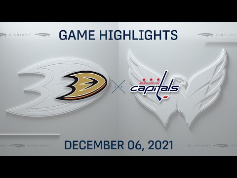 NHL Highlights | Ducks vs. Capitals - Dec. 6, 2021