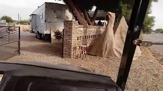 preview picture of video 'PART 3 OF 3: Ride back to camp threw wash on side-by-side! Full-time Car-Dwelling/Boondocking vlog'