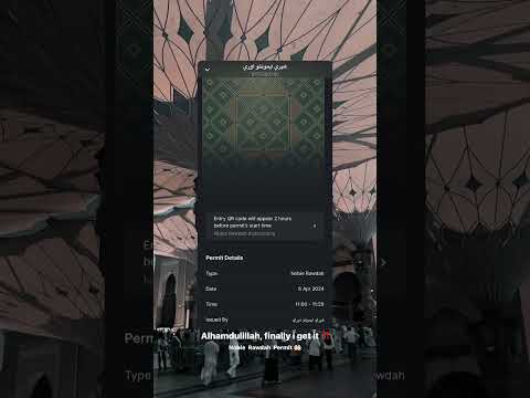 ALHAMDULILLAH FINALLY I GET NOBLE RAWDAH PERMIT IN LAST WEEK RAMADHAN 2024 #rawdah #makamrasulullah