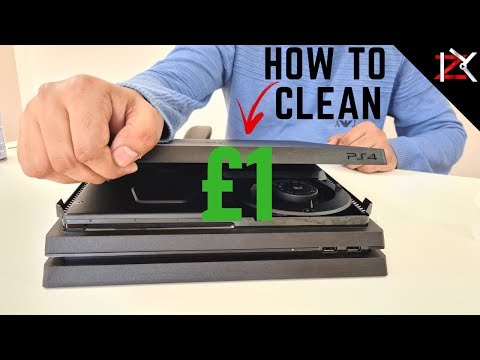 How To Clean PS4 PRO For £1 | Methods To Clean PS4 FAN | Boost Performance | QUIET FAN Latest Model