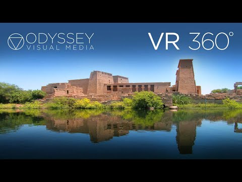 Island Temple of Philae Egypt Virtual Tour | VR 360° Travel Experience
