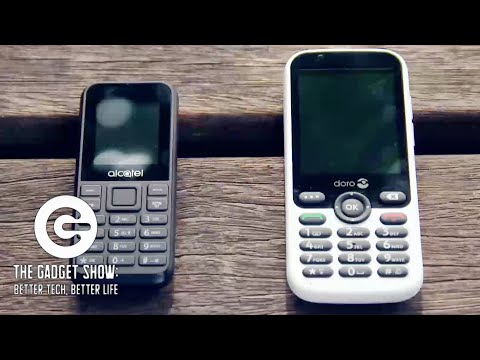 Cheap vs Expensive 'Dumb' Phones: DORO 7010 vs ALCATEL 1068D | The Gadget Show