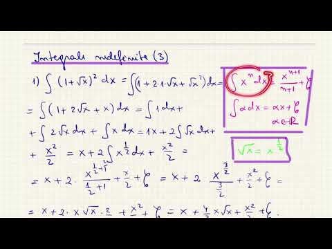 Integrale nedefinite 3