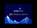 Pinocchio UK VHS Trailer 1995