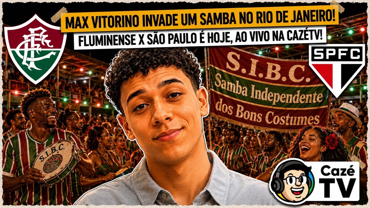 HOJE É DIA DE FLUMINENSE X SÃO PAULO NA CAZÉTV | TURNÊ DO BRASILEIRÃO | 16ª RODADA