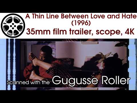 A Thin Line Between Love and Hate (1996) 35mm film trailer scan, scope 4K