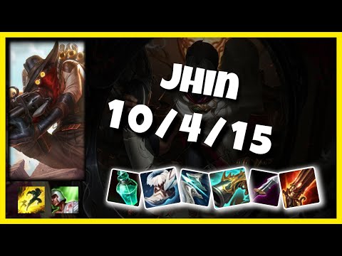 Jhin Bot Lane 10.25 Challenger Gameplay Replay S11 (10/4/15) - TURKISH