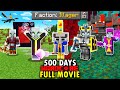 I Survived 500 Days In The Illager Faction In Hardcore Minecraft FULL MOVIE