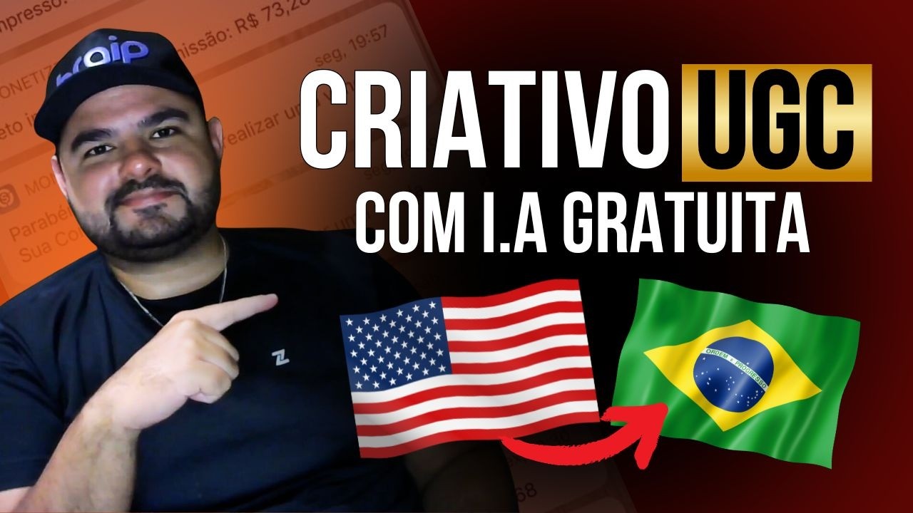 🚨 CRIATIVO UGC COM IA - Como fazer criativos que convertem MILHÕES