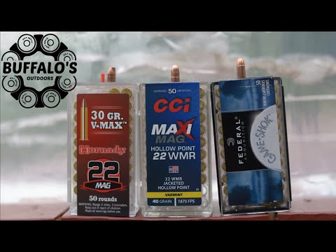 22 Magnum 100 Yard Gel Test