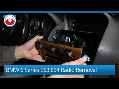 2004-2010 BMW 6 series Radio Removal E63 E64