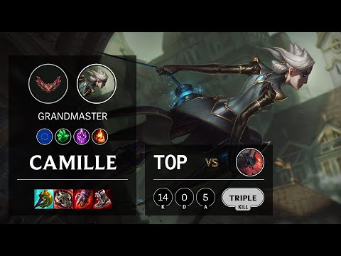 Camille Top vs Aatrox - EUW Grandmaster Patch 12.2