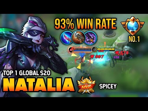 SUPREME N0.1 NATALIA! NATALIA BEST BUILD 2022 | BUILD TOP 1 GLOBAL NATALIA GAMEPLAY | MOBILE LEGENDS