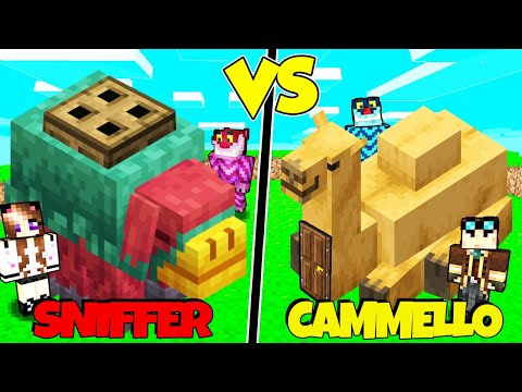 CASA SNIFFER CONTRO CASA CAMMELLO SU MINECRAFT!!