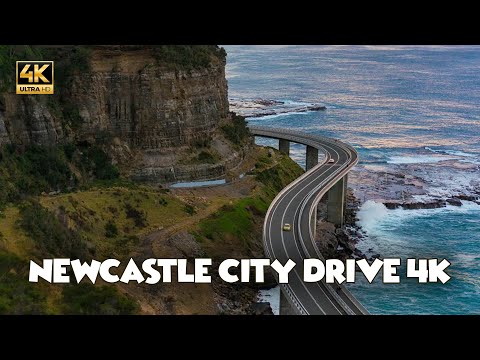 Driving Newcastle 4k HDR - Australia ll Driving Around Newcastle Suburbs