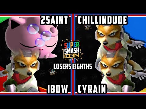 SSC 2018 SSBM - iBDW & MNT | 2saint Vs. Liquid`Chillindude & Cyrain Melee Doubles Losers Eighths