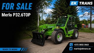 Купить телескопический погрузчик Merlo P32.6 - Изображение 4 | Machineryline LV Телескопический погрузчик Merlo P32.6 | Изображение 4 - Machineryline