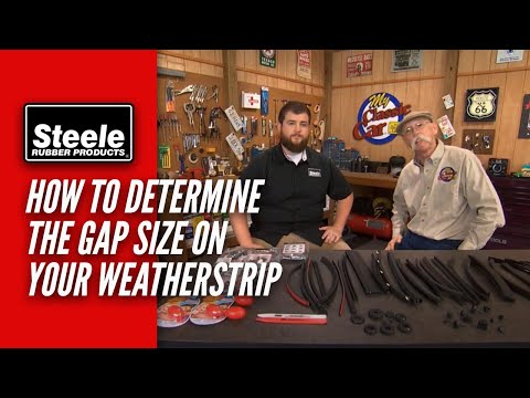 How To Determine the Gap Size on Your Weatherstrip