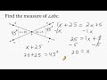 Solving Equations - Vertical Angles