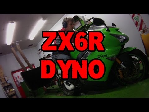 05-06 Kawasaki ZX6R Motorcycle Dyno