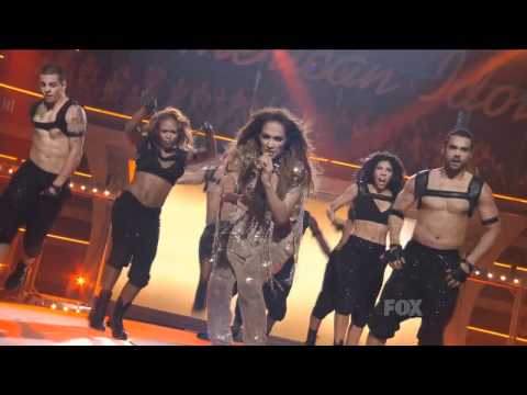 Jennifer Lopez Ft. Pitbull - Live On The Floor American Idol HD