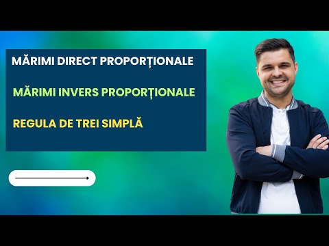 Grade 6: Directly proportional and inversely proportional quantities. Simple rule of three.