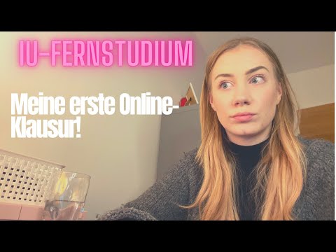 Meine erste Online Klausur!🧑🏼‍🎓 Erfahrungsbericht!  IU-Fernstudium