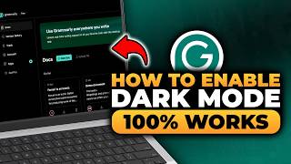 How To Enable Dark Mode in Grammarly (100% WORKS) | FAST & EASY | NO Yapping, To The Point!