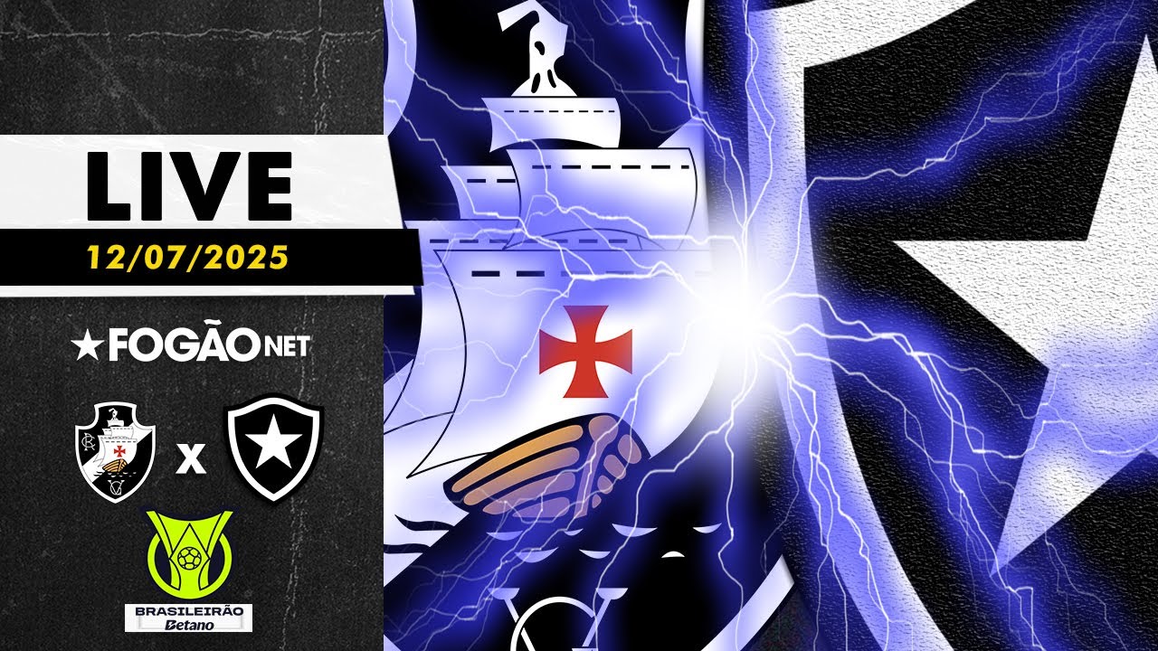 LIVE | Pré-jogo de Vasco x Botafogo, pela 13ª rodada do Campeonato Brasileiro