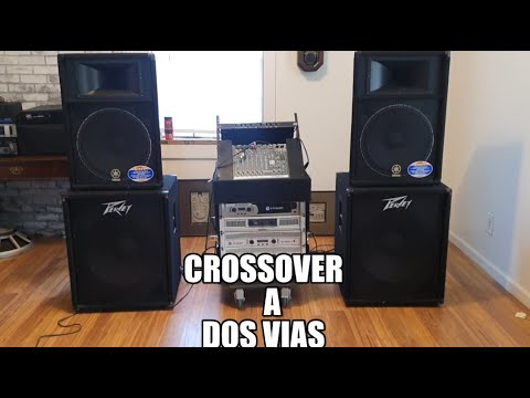 two-way crossover in stereo mode