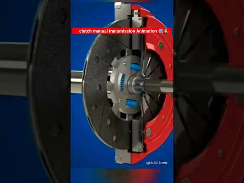 clutch manual transmission animation video ⚙️🧑‍🔧 #cad #engineering #animation #mechanical #3d 🔥