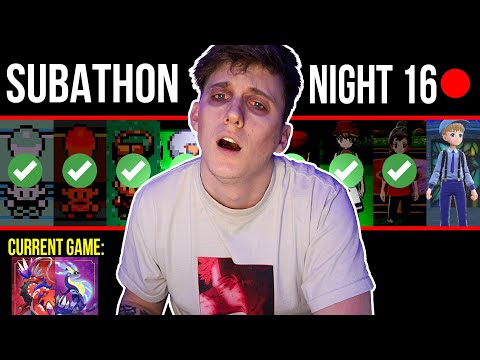 Nuzlocking EVERY Pokemon Game Randomized Straight | Subathon Night 16