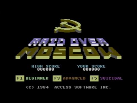 Raid Over Moscow C64 Longplay [122] Full Playthrough / Walkthrough (no commentary) #c64 #retrogaming