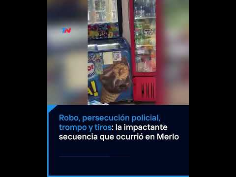 ROBO, PERSECUCIÓN POLICIAL, TROMPO Y TIROS: la impactante secuencia que ocurrió en Merlo