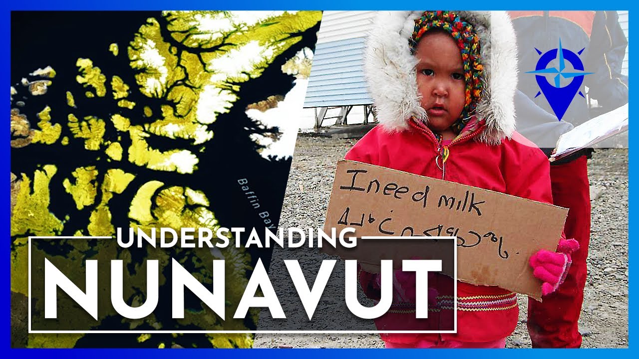 What are the natural features of Nunavut?