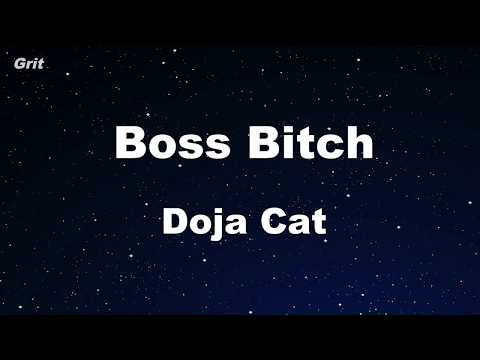 Karaoke♬ Boss Bitch -  Doja Cat 【No Guide Melody】 Instrumental