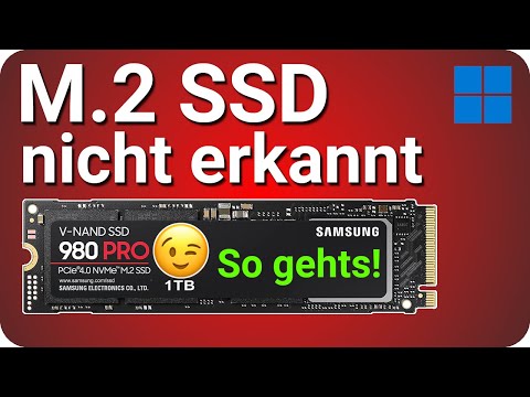 M2 SSD wird nicht erkannt bzw. angezeigt - einbauen & einrichten