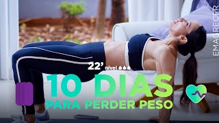 DESAFIO 10 dias pra perder peso - treino completo em casa 23 minutos - Carol Borba