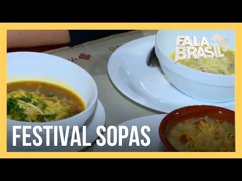 Festival de sopas faz sucesso na noite mais fria do ano em São Paulo